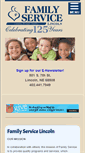 Mobile Screenshot of familyservicelincoln.org